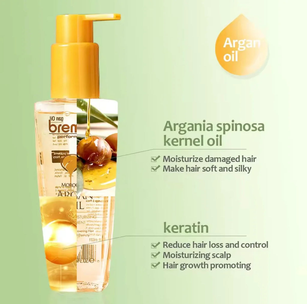 Bremod Performance Moroccan Argan Oil Intense Moisturizing Treatment 100ml
